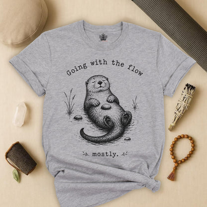 Going With The Flow Otter Tee