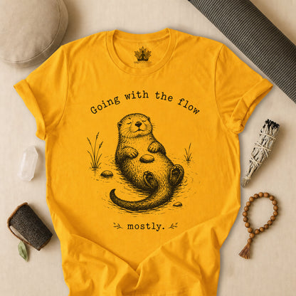Going With The Flow Otter Tee