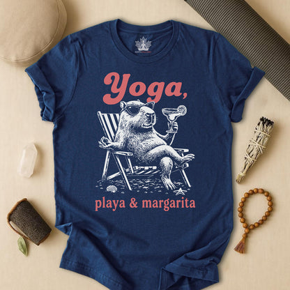 Capybara Yoga, Playa & Margarita Tee