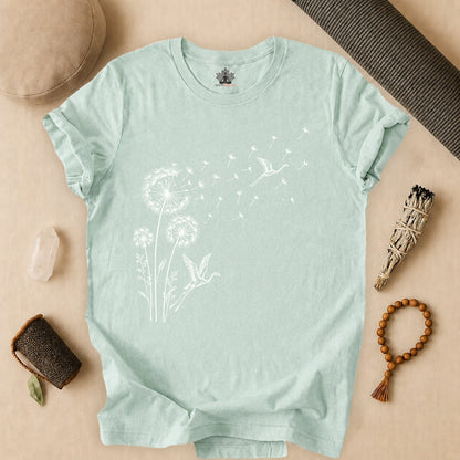 Flamingos & Dandelions Tee