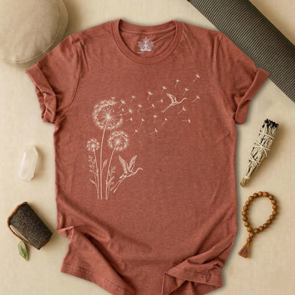 Flamingos & Dandelions Tee