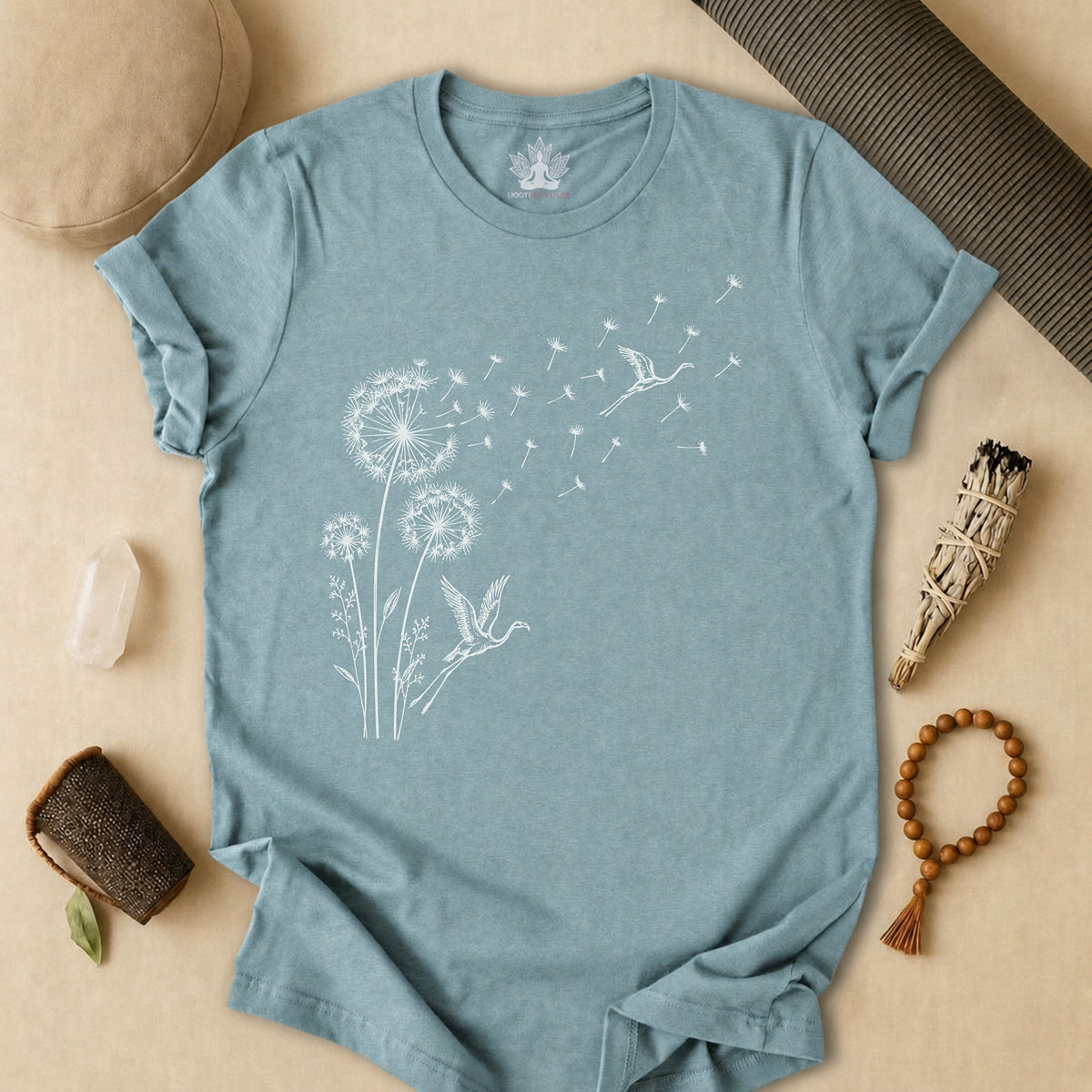 Flamingos & Dandelions Tee