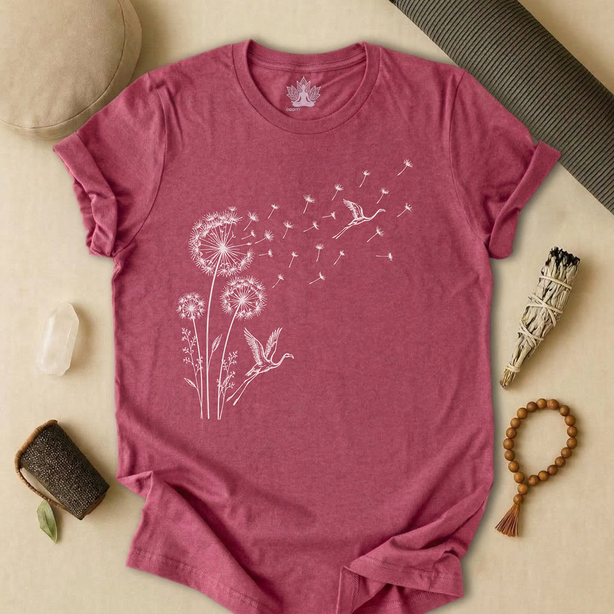 Flamingos & Dandelions Tee