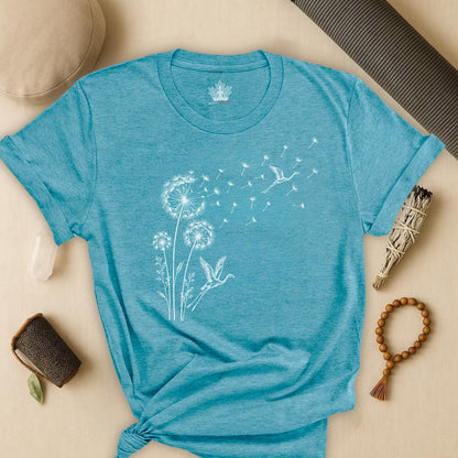 Flamingos & Dandelions Tee