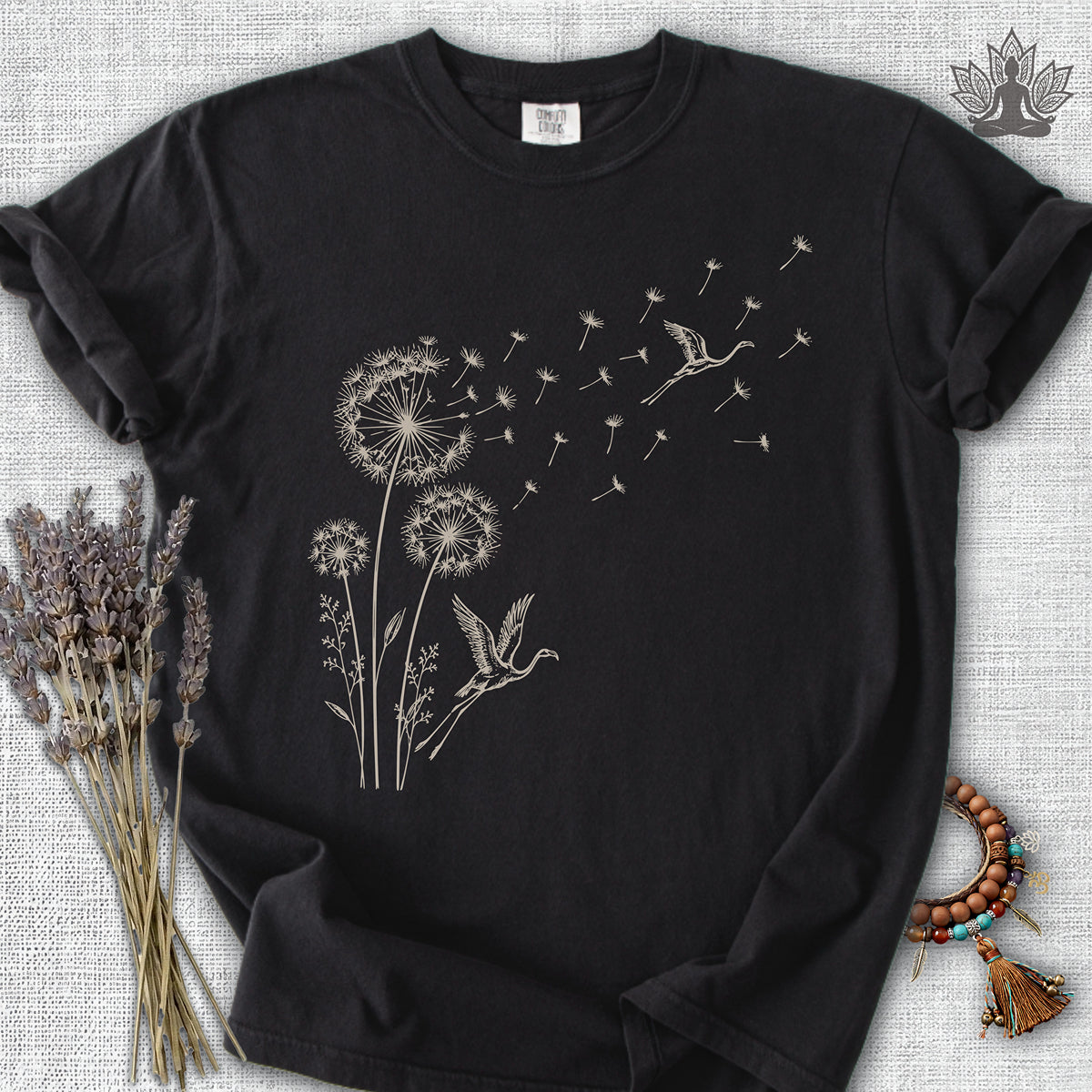 Flamingos & Dandelions Comfort Colors® Tee
