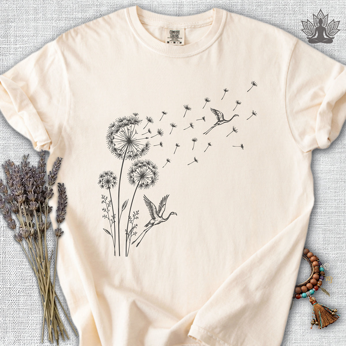 Flamingos & Dandelions Comfort Colors® Tee