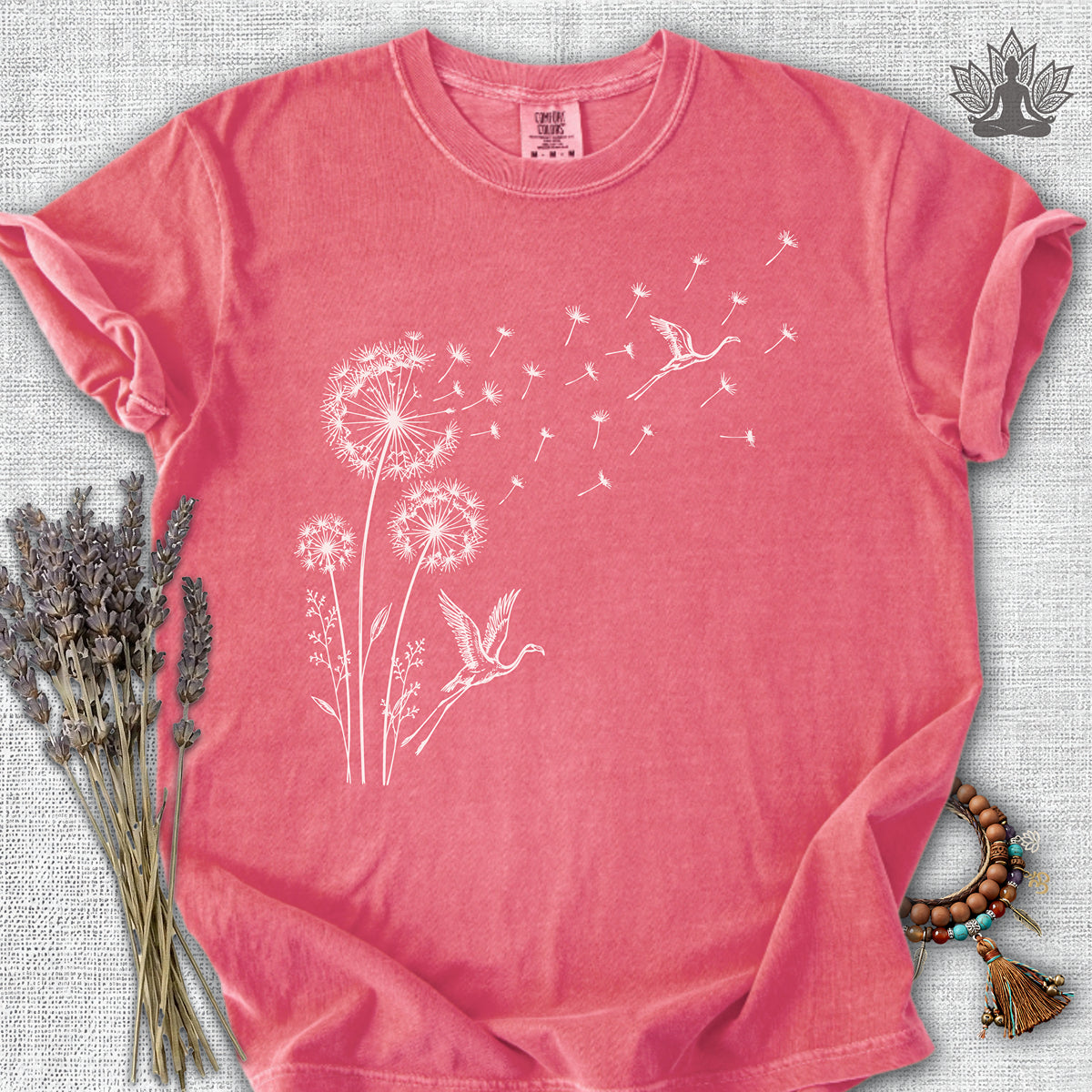 Flamingos & Dandelions Comfort Colors® Tee