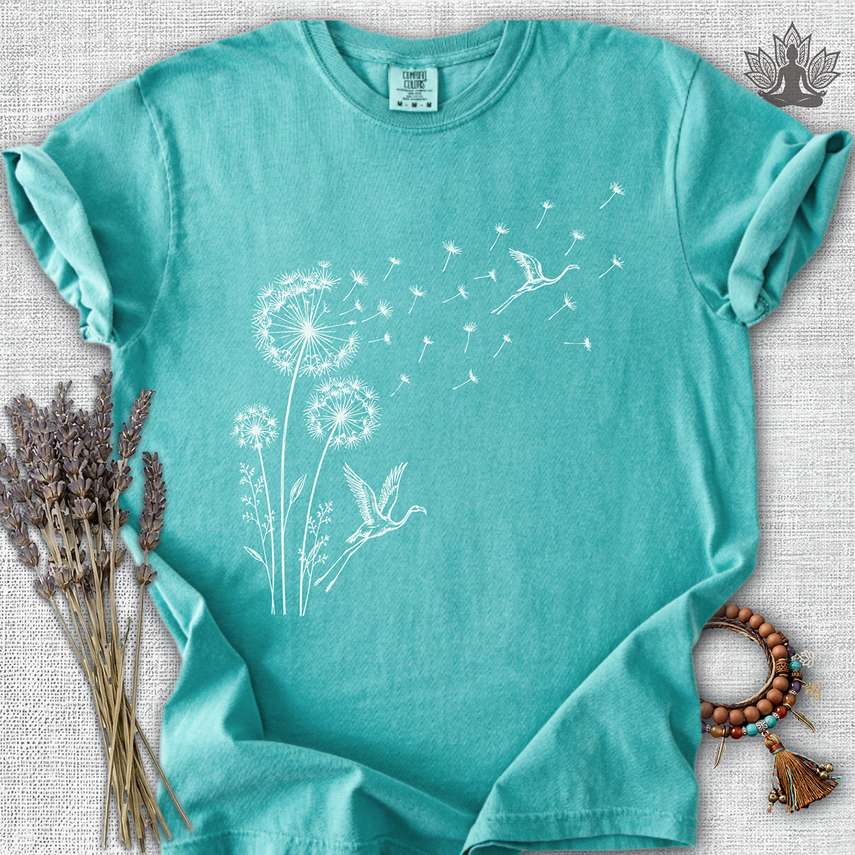 Flamingos & Dandelions Comfort Colors® Tee