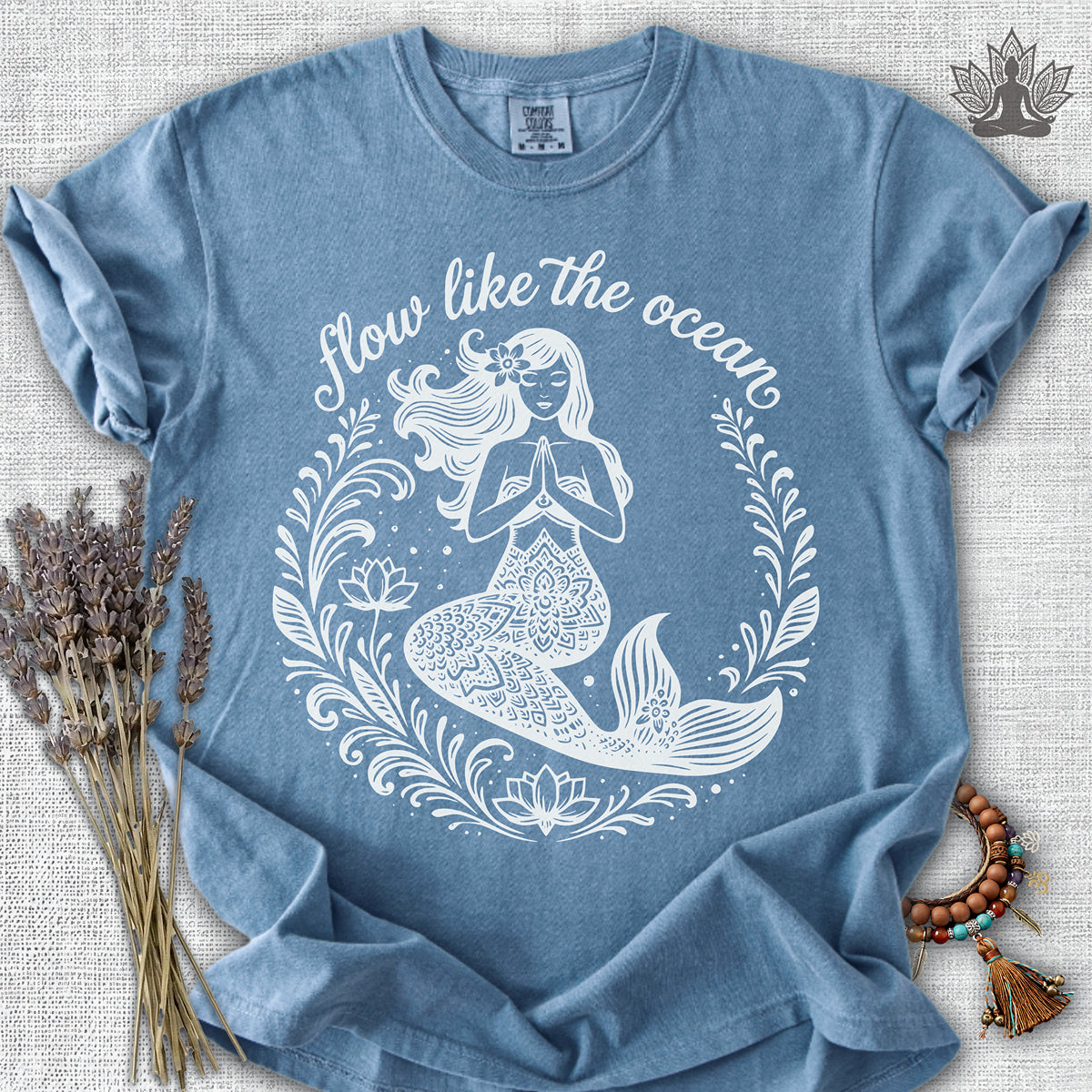 Mermaid Flow Like The Ocean Comfort Colors® Tee