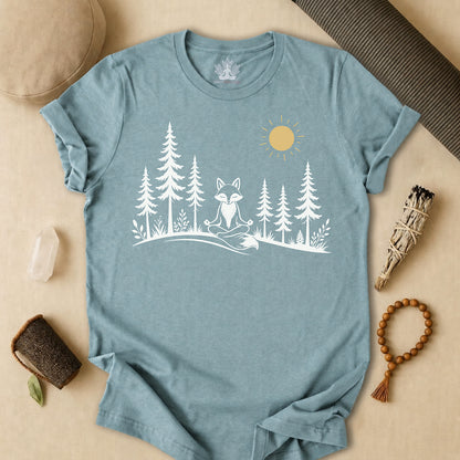 Peaceful Forest Fox Tee