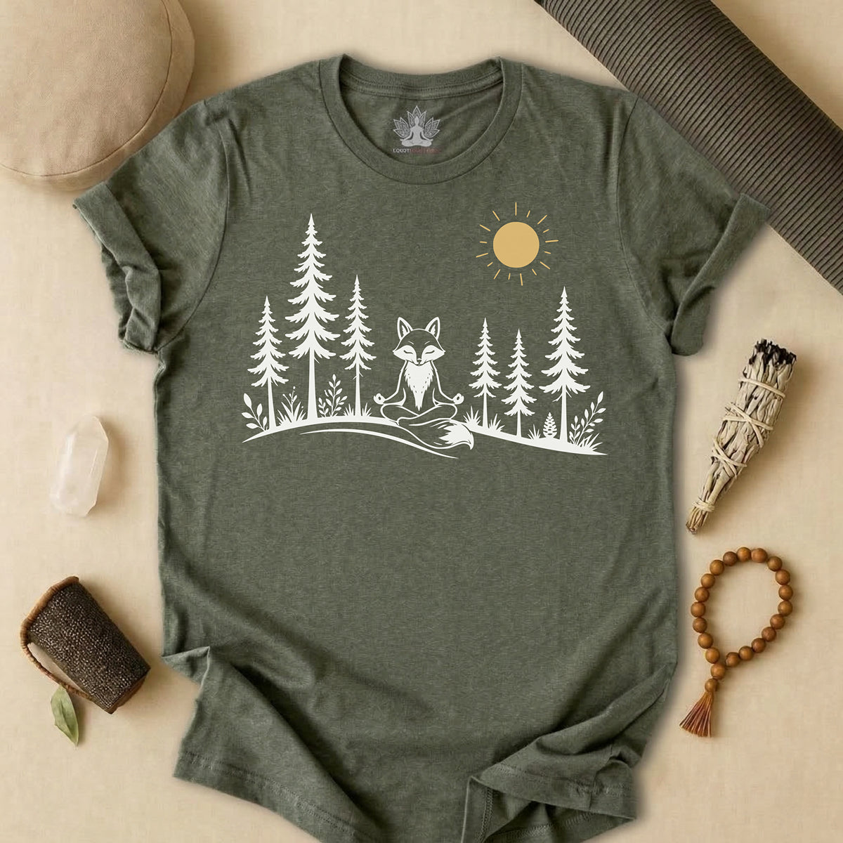 Peaceful Forest Fox Tee