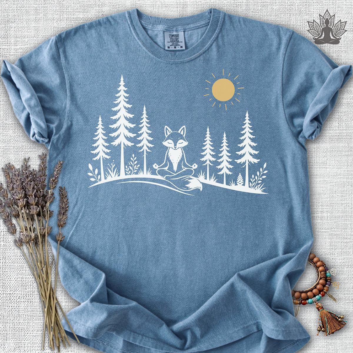 Peaceful Forest Fox Comfort Colors® Tee