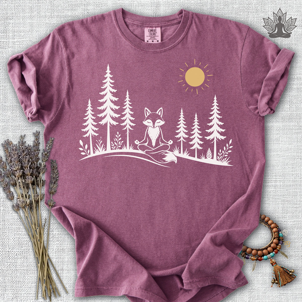 Peaceful Forest Fox Comfort Colors® Tee