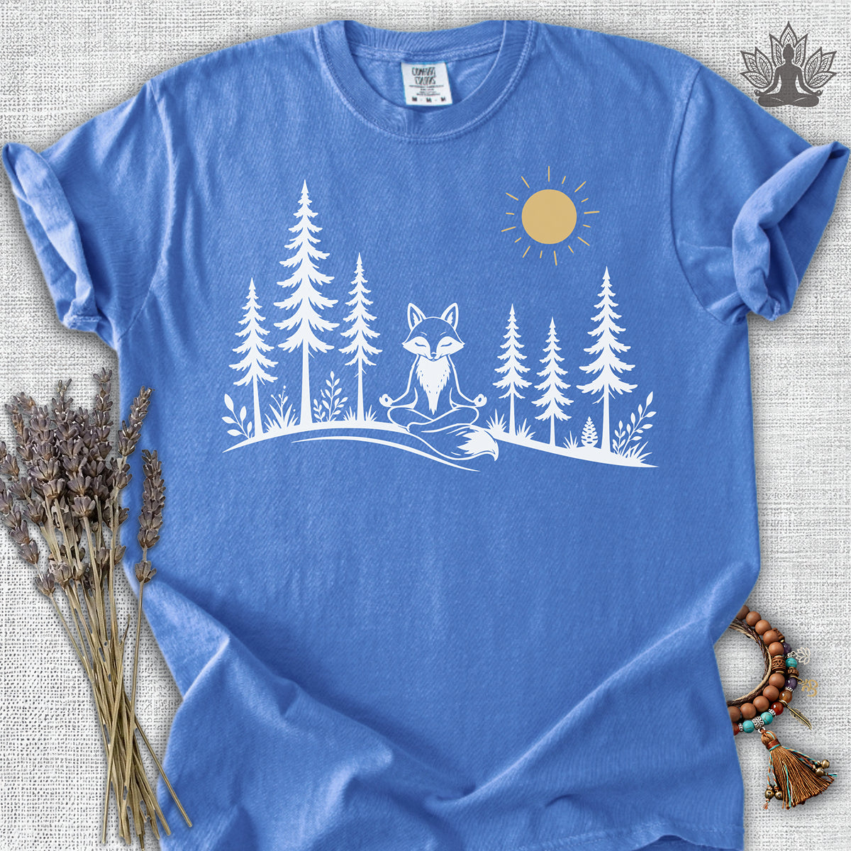 Peaceful Forest Fox Comfort Colors® Tee