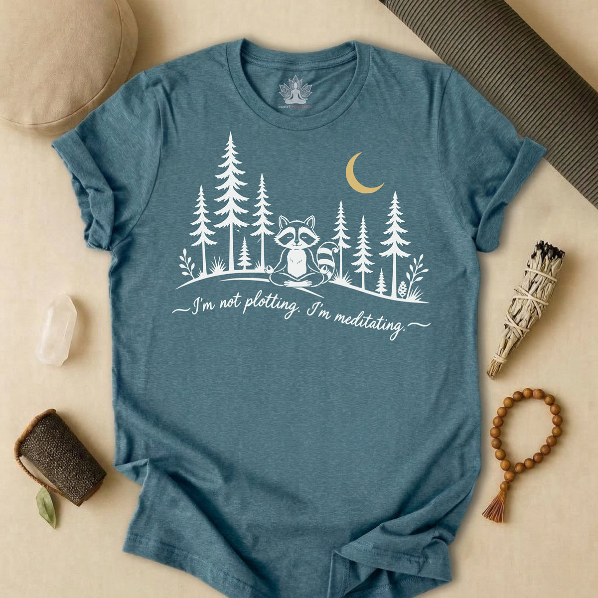 I'm Not Plotting, I'm Meditating Tee