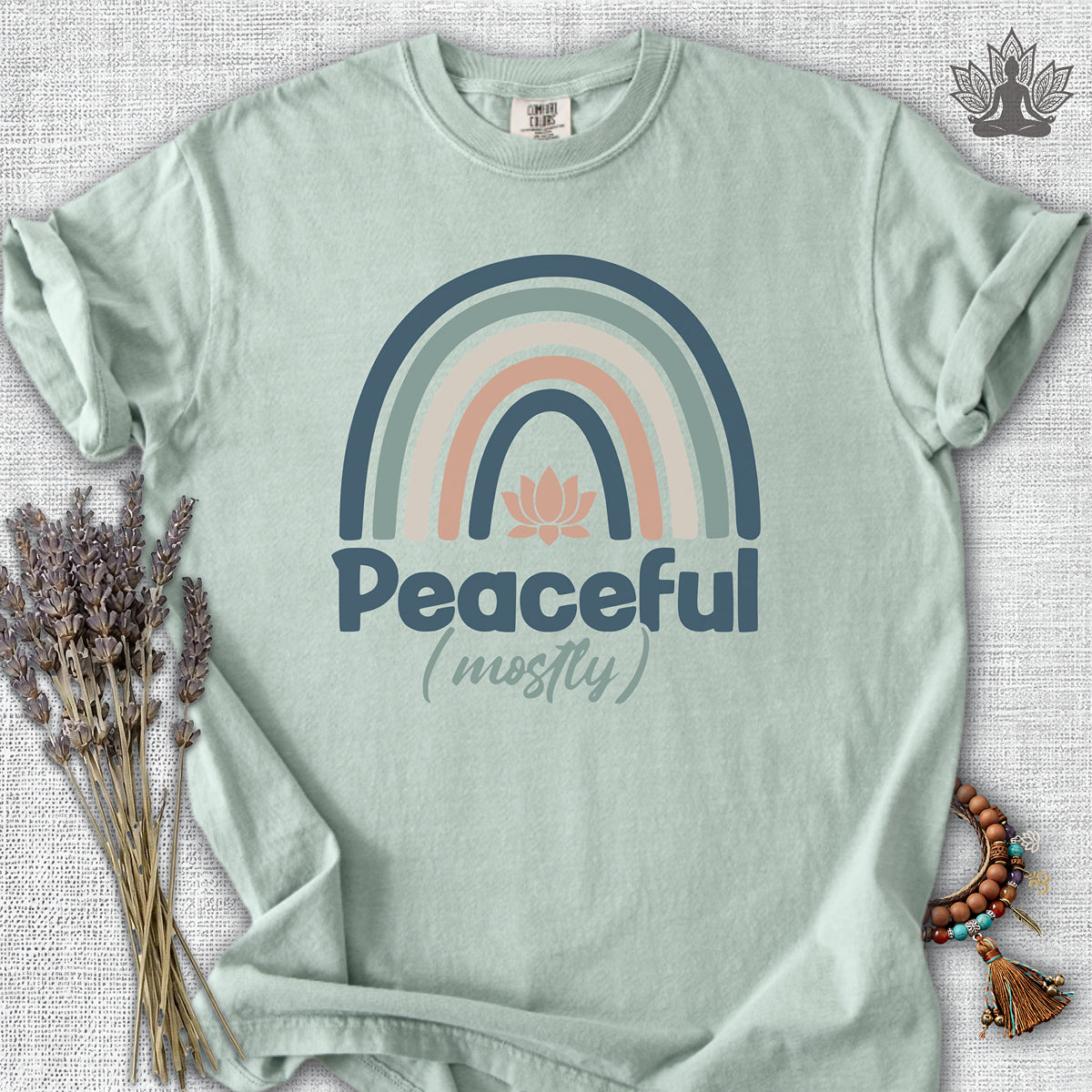 Peaceful (Mostly) Comfort Colors® Tee