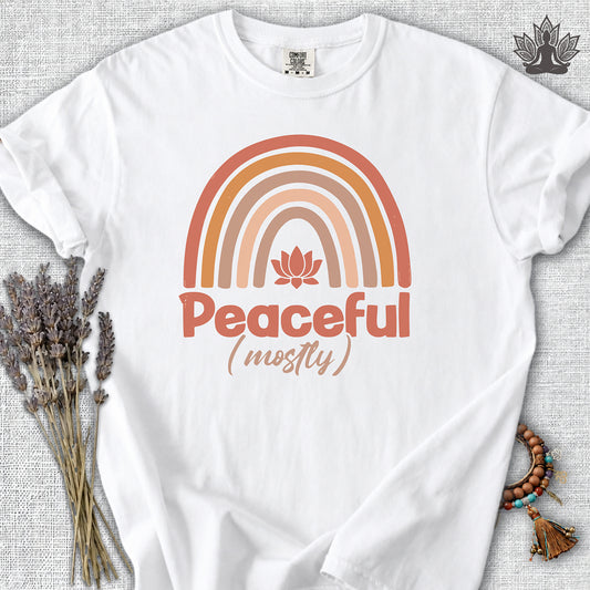 Peaceful (Mostly) Comfort Colors® Tee