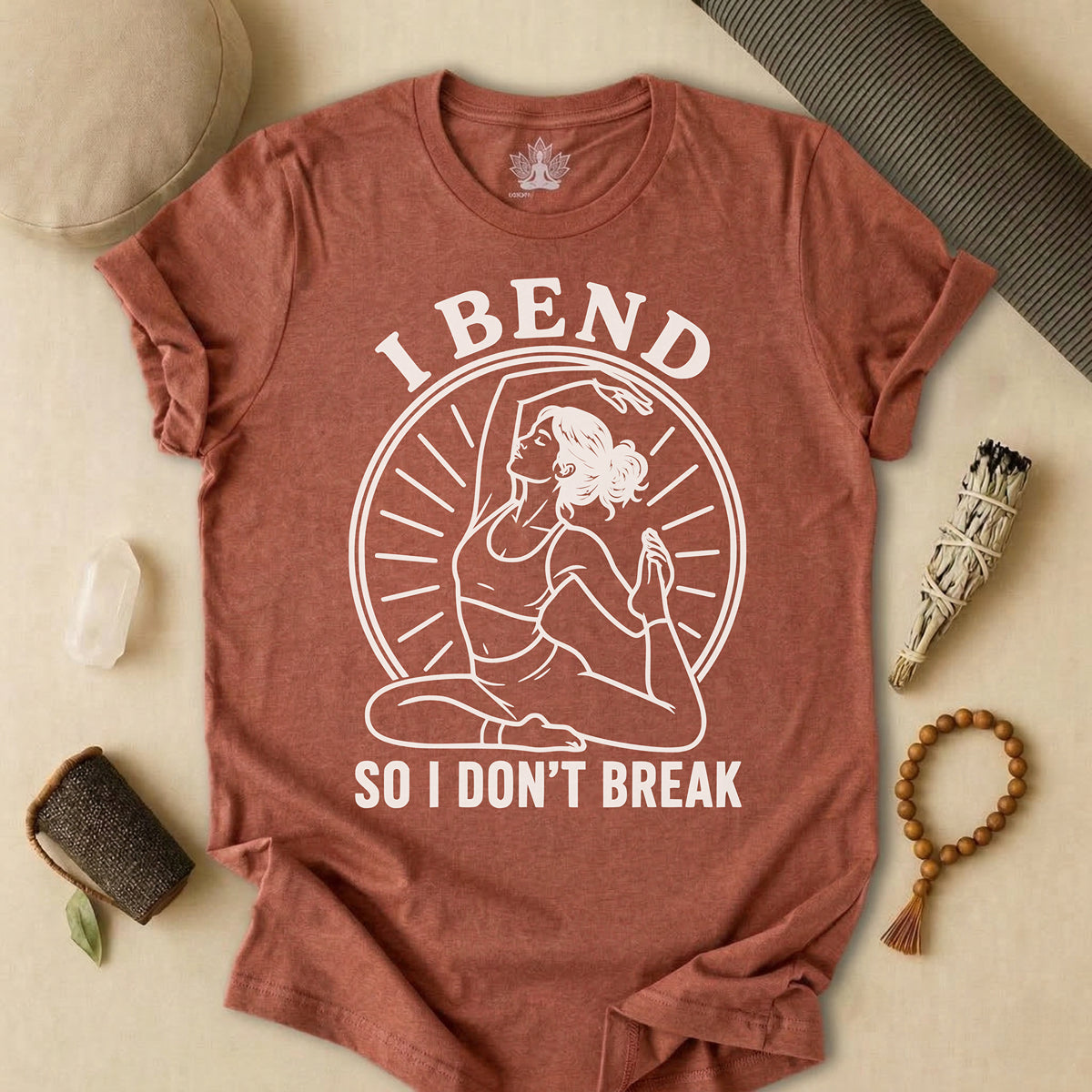 I Bend So I Don't Break Retro Tee