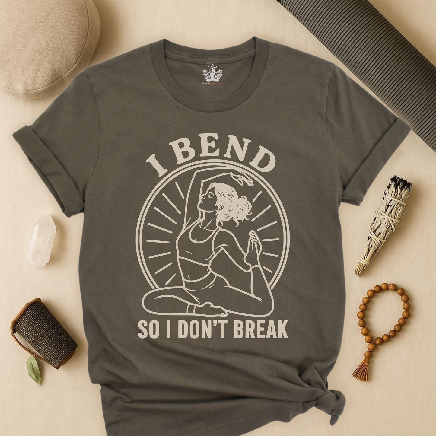I Bend So I Don't Break Retro Tee