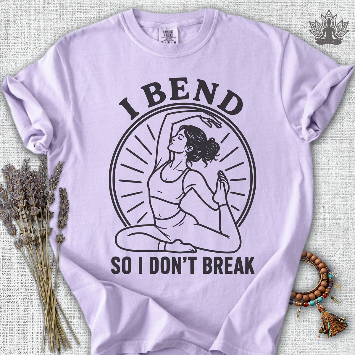 I Bend So I Don't Break Retro Comfort Colors® Tee