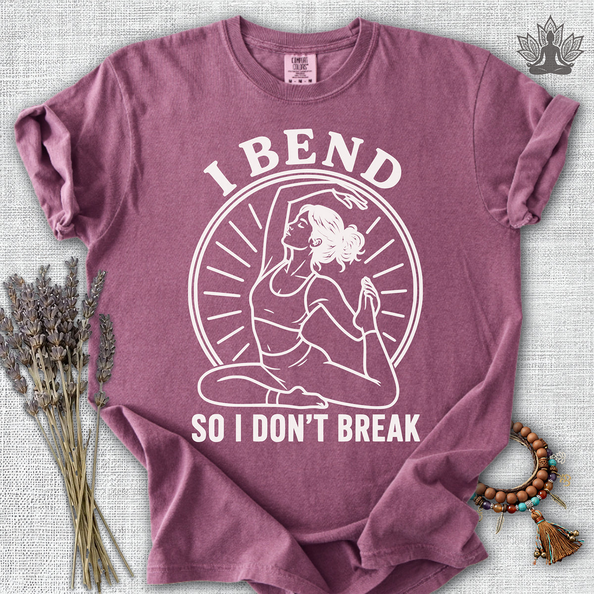 I Bend So I Don't Break Retro Comfort Colors® Tee