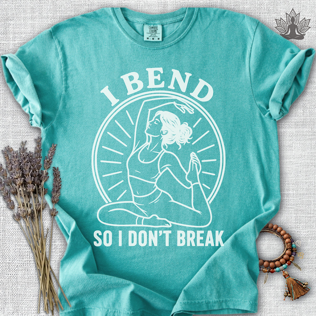 I Bend So I Don't Break Retro Comfort Colors® Tee