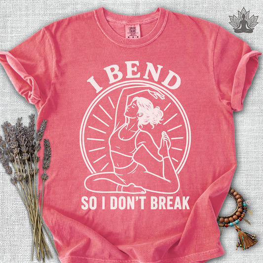 I Bend So I Don't Break Retro Comfort Colors® Tee