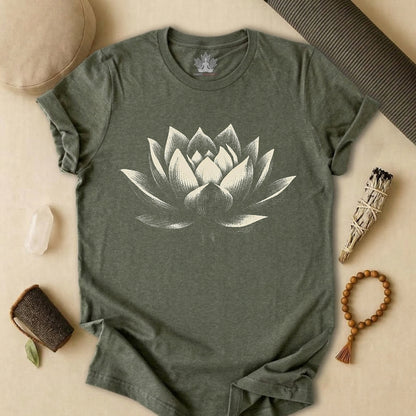 White Lotus Shadow Art Tee
