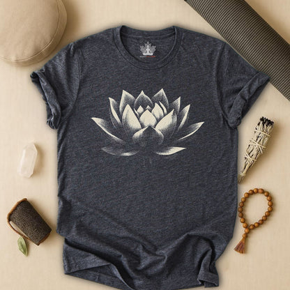 White Lotus Shadow Art Tee