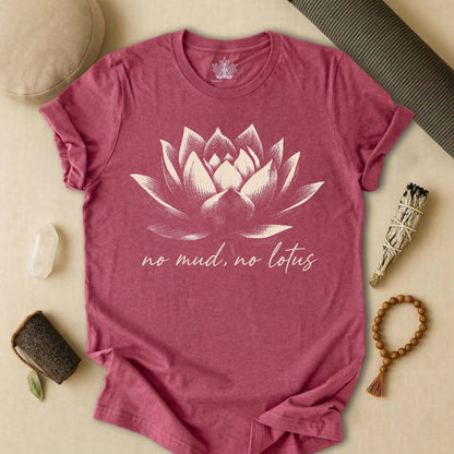 No Mud, No Lotus Shadow Art Tee