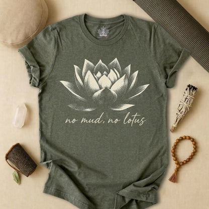 No Mud, No Lotus Shadow Art Tee