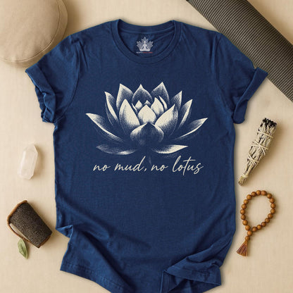 No Mud, No Lotus Shadow Art Tee
