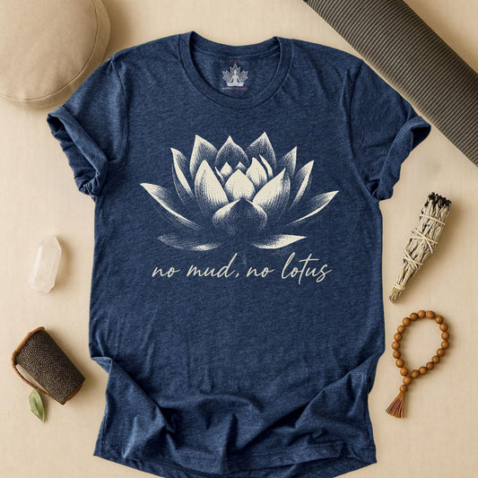 No Mud, No Lotus Shadow Art Tee