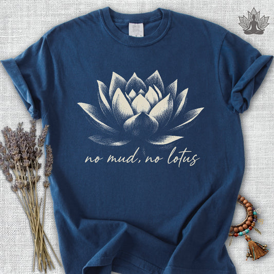 No Mud, No Lotus Shadow Art Comfort Colors® Tee