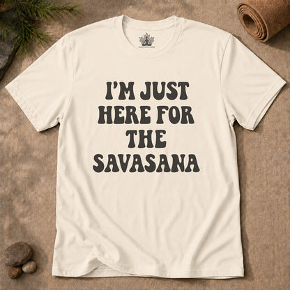 Savasana Only – Funny Yoga Men Tee