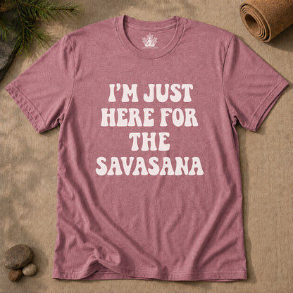 Savasana Only – Funny Yoga Men Tee