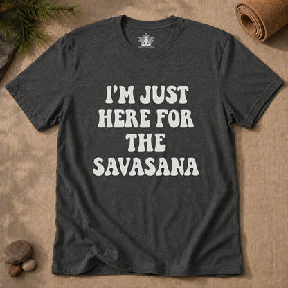 Savasana Only – Funny Yoga Men Tee