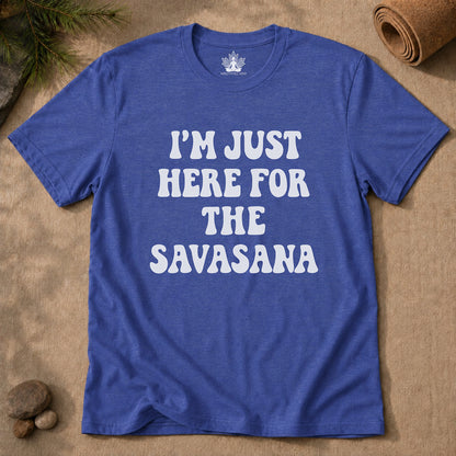 Savasana Only – Funny Yoga Men Tee