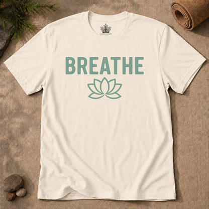 Breathe Lotus – Minimalist Yoga Class Men Tee