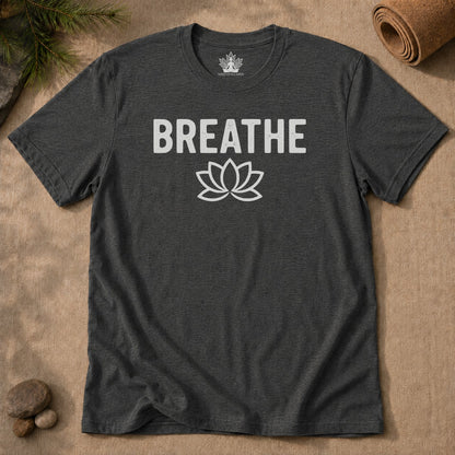 Breathe Lotus – Minimalist Yoga Class Men Tee