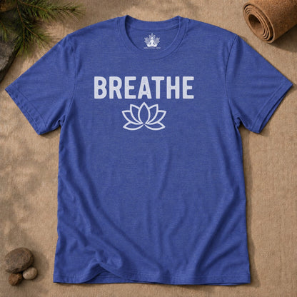 Breathe Lotus – Minimalist Yoga Class Men Tee