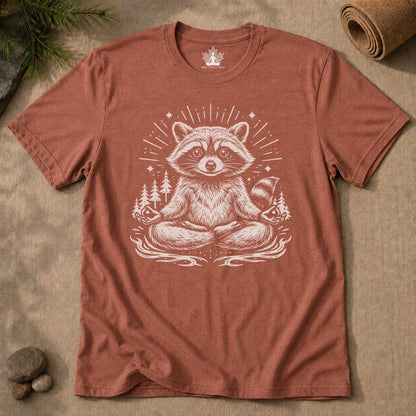 Meditating Raccoon Men Tee