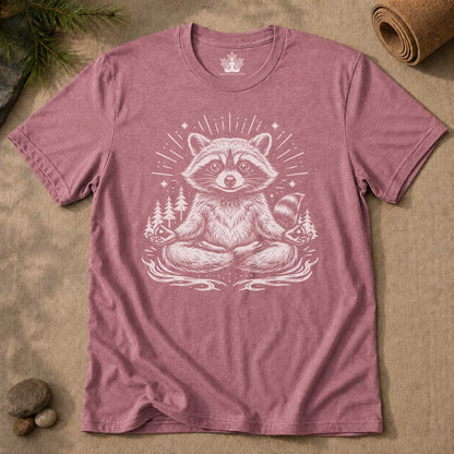 Meditating Raccoon Men Tee
