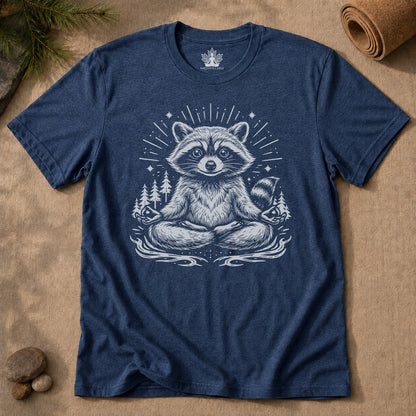 Meditating Raccoon Men Tee