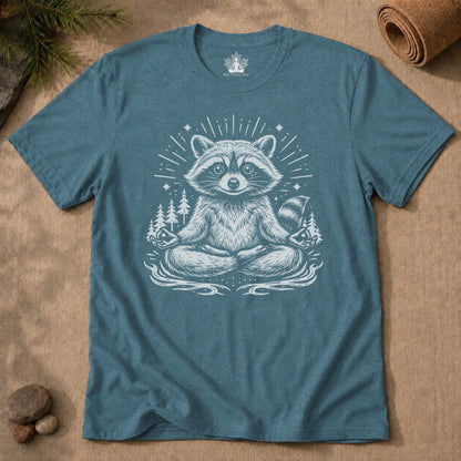 Meditating Raccoon Men Tee