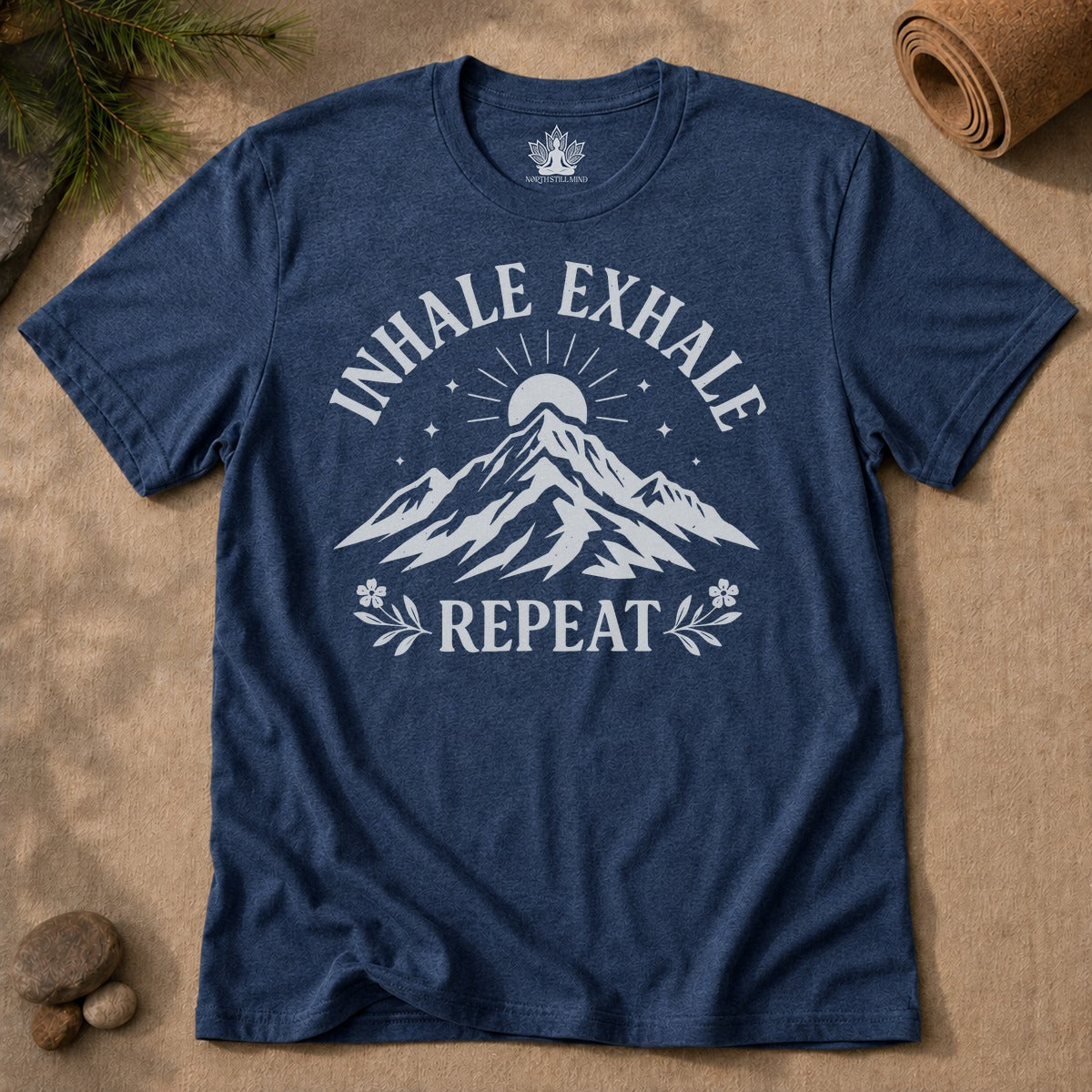 Inhale Exhale Repeat Mountain Men Tee