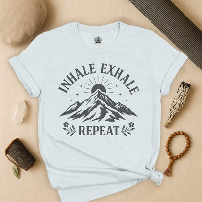 Inhale Exhale Repeat - Mountain Peace Tee