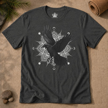 Mystic Raven Mandala Men Tee