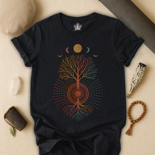 Mystic Roots Rising - Mandala lunaire