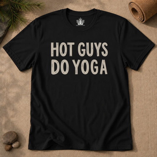 Hot Guys Do Yoga Tee